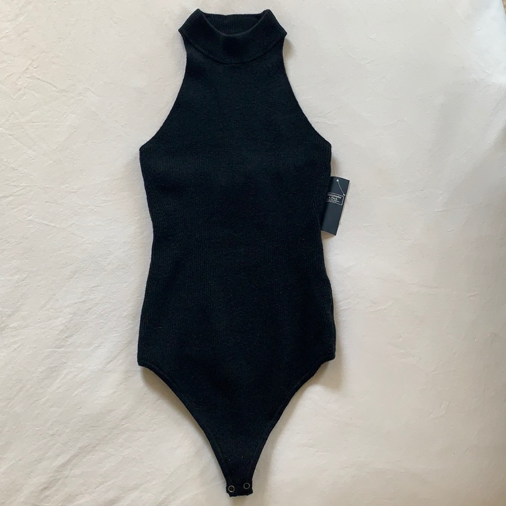 COPY - Abercrombie black sweater bodysuit